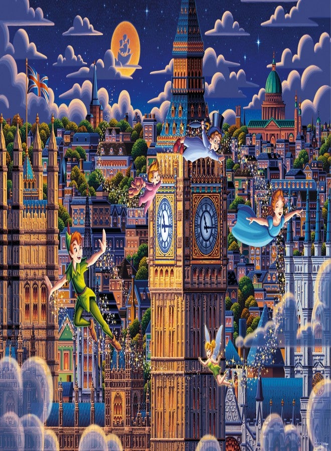 Ceaco - Disney - Dowdle - Peter Pan Learning to Fly - 1500 Piece Puzzle for Adults - Challenging and Perfect for Game Nights - Finished Puzzle Size 38.5 x 26.5 - Image 2